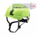 Ge Safety Helmet, Non-Vented, Green GH401GN